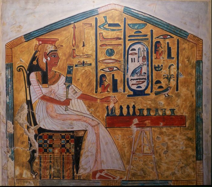 Nefertari_juega_al_Senet,_tumba_de_Nefertari